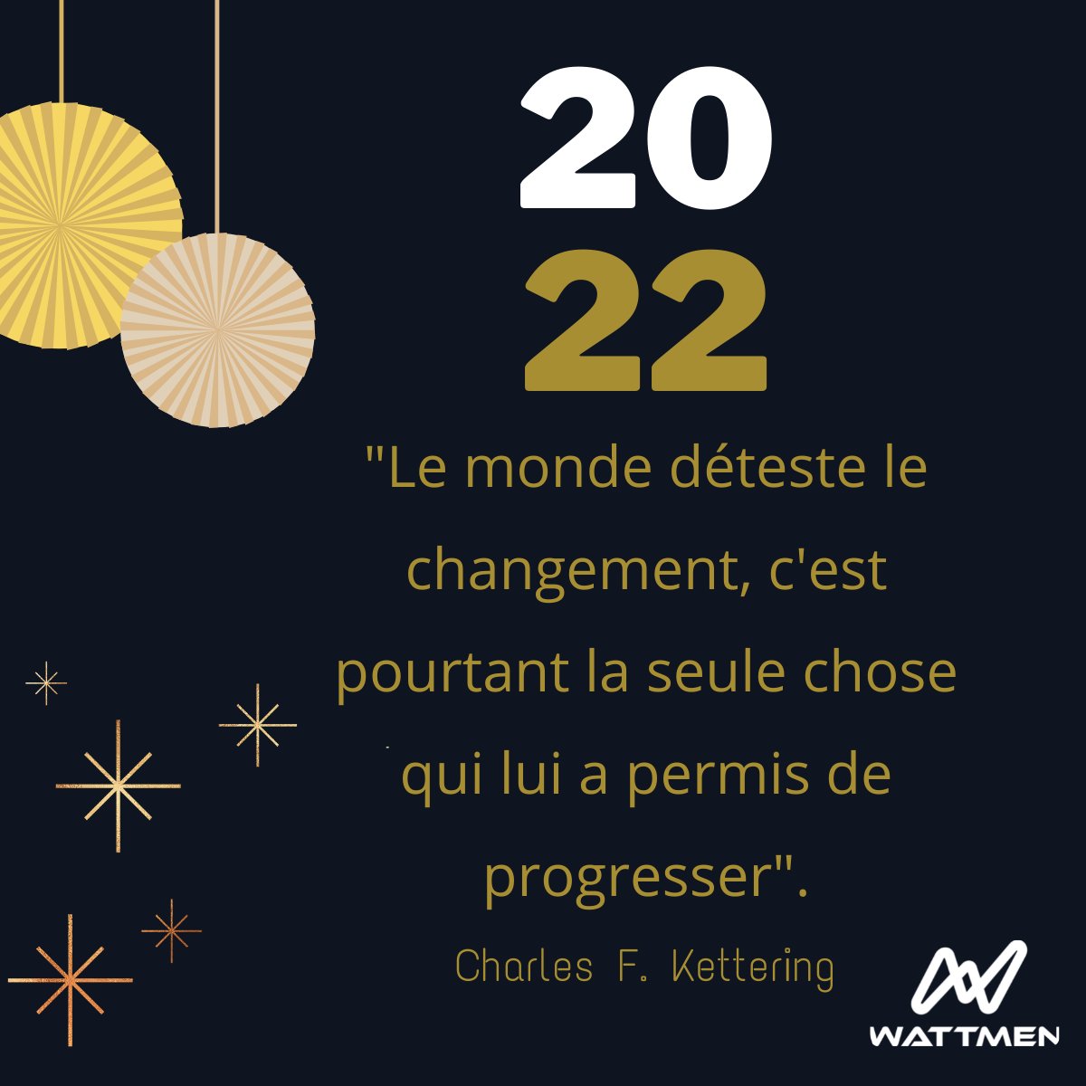 [Vœux] Wattmen vous souhaite une ⚡Lumineuse année 2022 ⚡