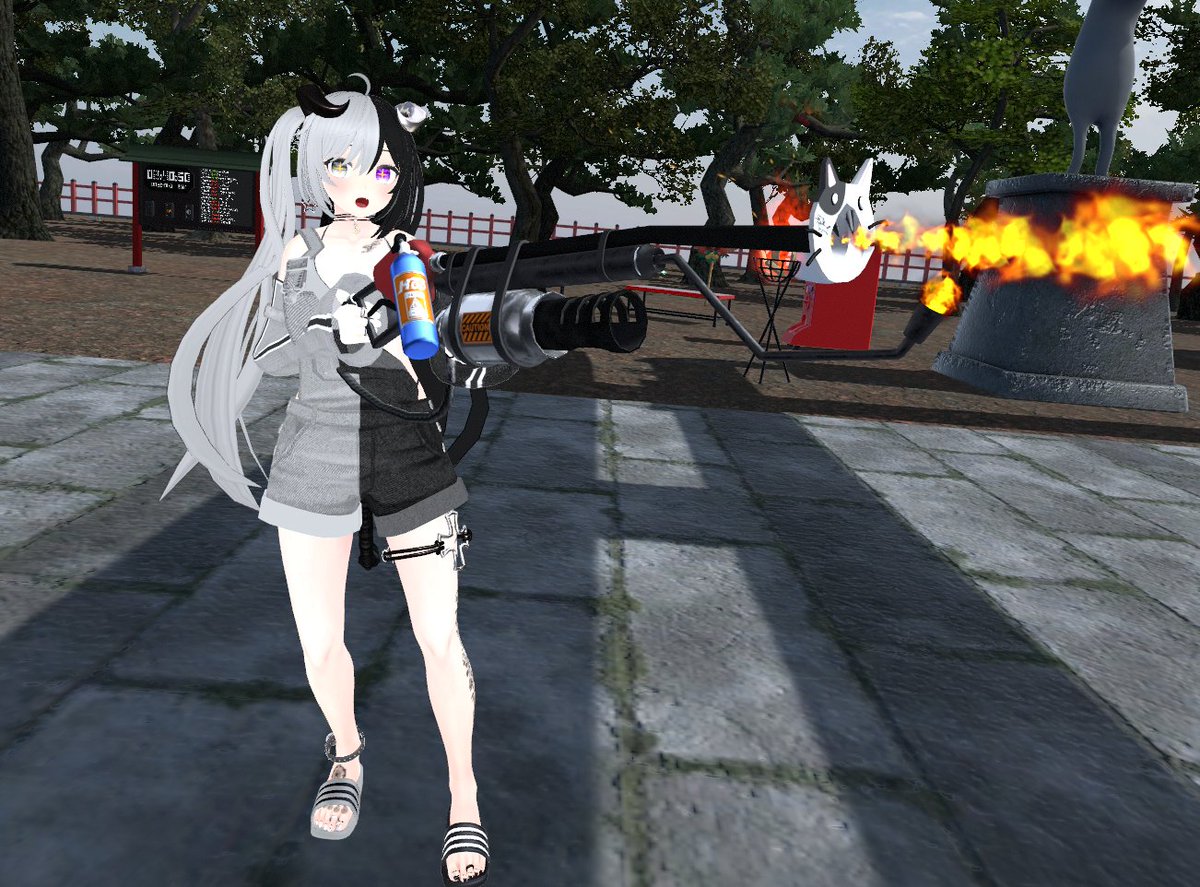 今年も神社に放火するなどして荒ぶるほっぷちゃん さすがのアバター芸である…
まいからさんとも会えた! 