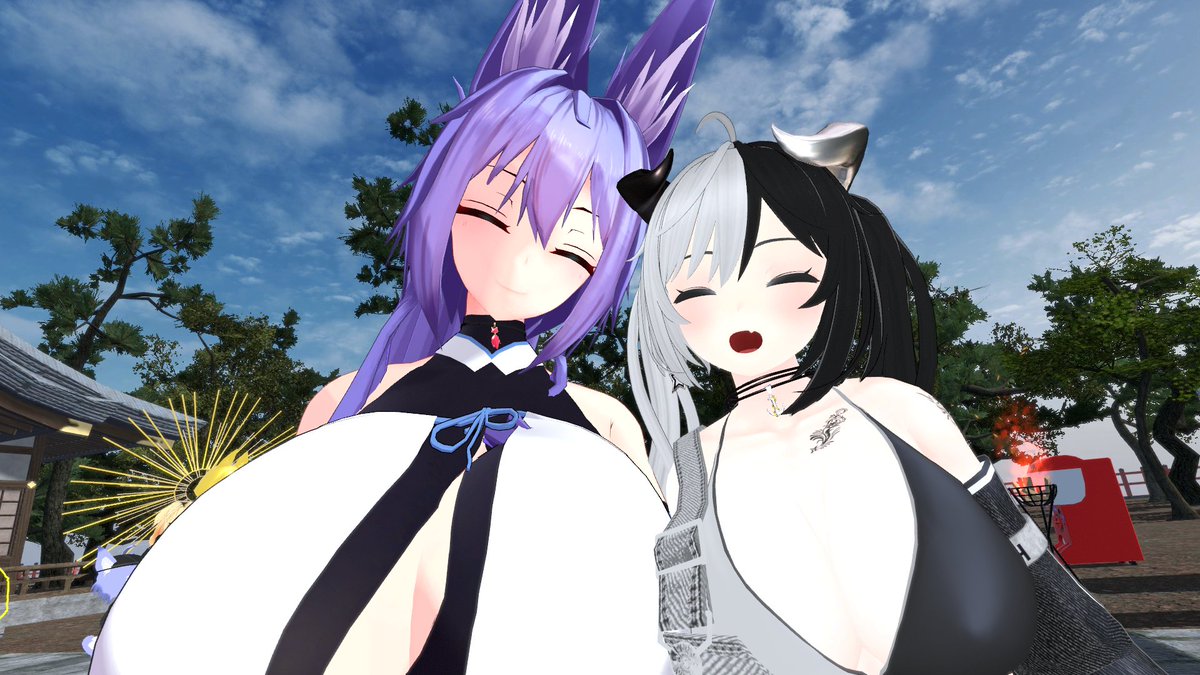 今年も神社に放火するなどして荒ぶるほっぷちゃん さすがのアバター芸である…
まいからさんとも会えた! 