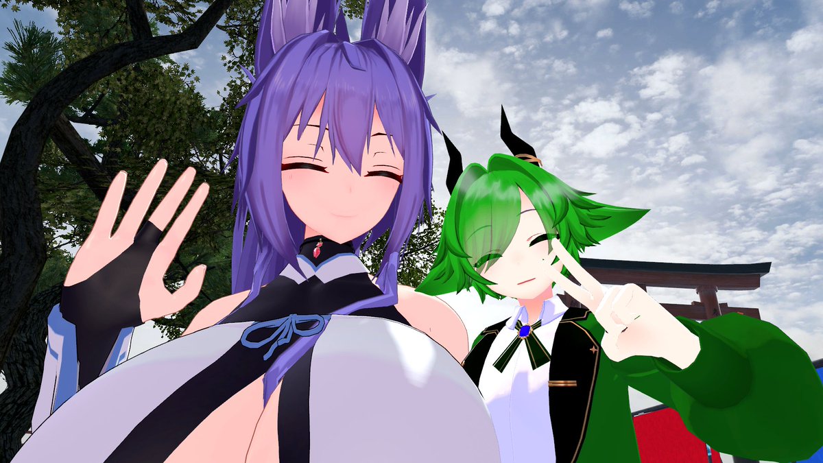 今年も神社に放火するなどして荒ぶるほっぷちゃん さすがのアバター芸である…
まいからさんとも会えた! 