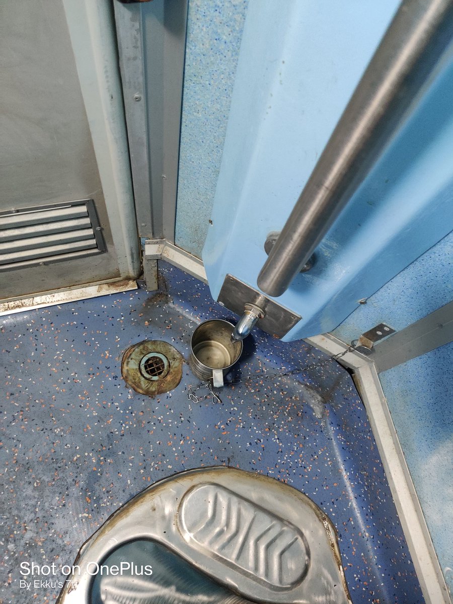 patilekku's tweet photo. Pathetic and Unexpected service providing by Railway Department. There is no water to use for washroom in the reservation classes.

Train- Rani Chennamma Exp
PNR-8146437828
Train number-16590
S1 coach

@RailMinIndia @IRCTCofficial @SWRRLY https://t.co/WH8VeBCvTi