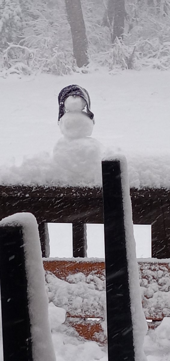 IsNotLoki's tweet photo. Bro I made a tiny snow man!! https://t.co/KRsemhVMoV