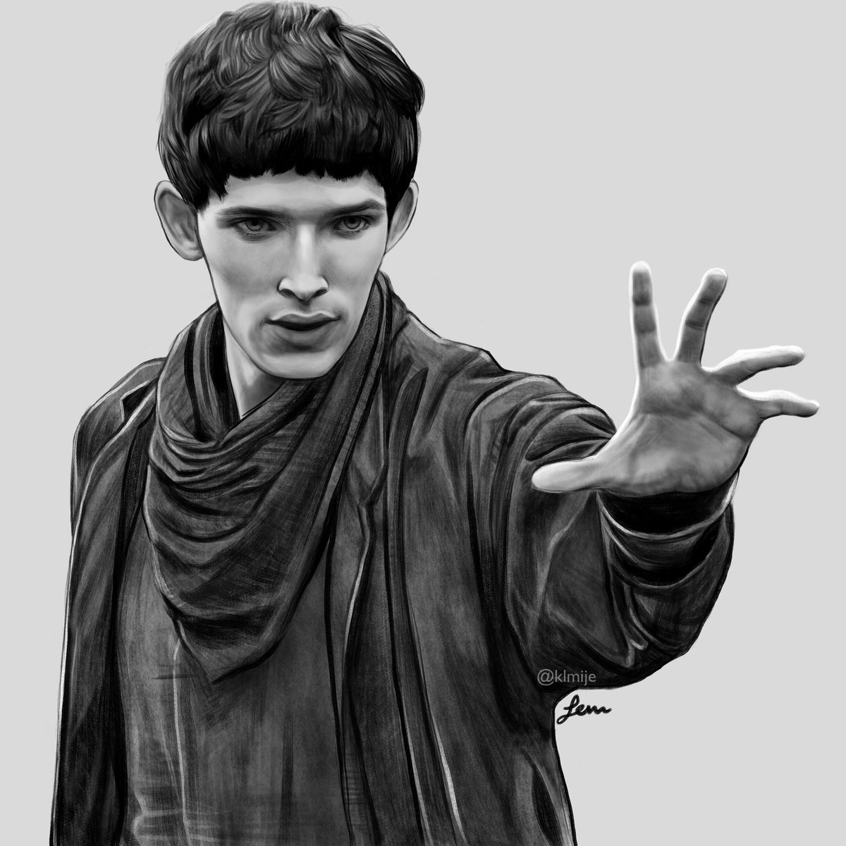 klmije's tweet photo. In a land of myth and a time of magic… ✨

#merlin #merlinfanart #bbcmerlin #digitalart #drawing https://t.co/QxtY1UMg4j