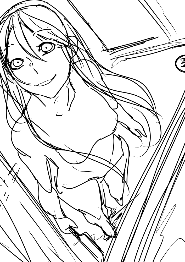 気分が落ちてる時はそういう絵を描けばよい。 