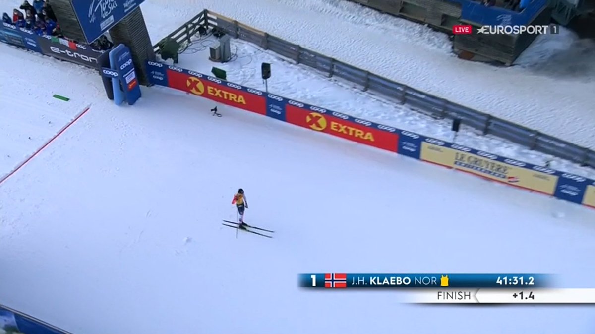aboreale_cp's tweet photo. 15km classique mass start masculin
#TourDeSki #fiemme #XCSki
🥇 @JohannesHKlaebo 🇳🇴
🥈 @IivoNiskanen 🇫🇮
🥉 Denis #Spitsov 🇷🇺
8️⃣ @HugoLapalus74 🇨🇵 💪 https://t.co/5ORBzwPs6J