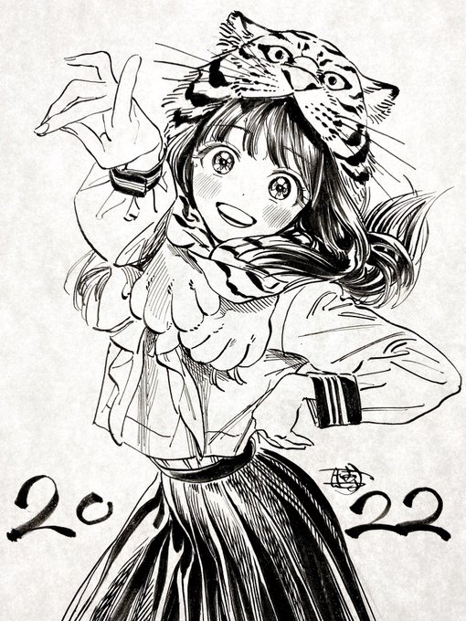 あけましておめでとうございます。
昨年は皆様に大変お世話になりました。
今年は1月から明日ちゃんのセーラー服がTVアニメになります。明日ちゃんがもっとたくさんの方々に知っていただけるようにいっそう頑張ります! 博 