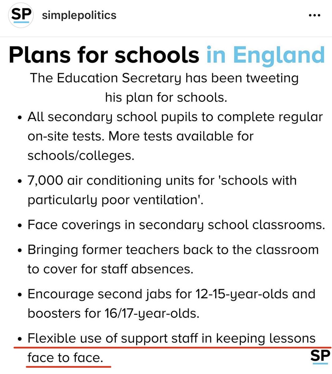secretlifeofta's tweet image. All whilst on minimum wage, with no recognition from teachers, students or their families, SLT or wider population. Pay TAs and support staff what they deserve. 

WE are the ones who risked our lives working IN school last year (not at home, like teachers). 
#edutwitter #schools
