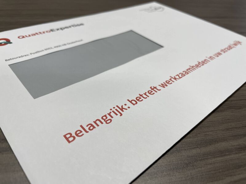 QuattroExperts's tweet photo. Bij Quattro Expertise zoeken we altijd naar manieren om ons werk nóg beter te doen.
 Afgelopen maart hebben we de tekst van de brieven eenvoudiger gemaakt. We hebben ook een dikgedrukte tekst op de envelop gezet. Sindsdien maken 17% meer mensen via ons portal een afspraak. https://t.co/BuE7NSWmjJ