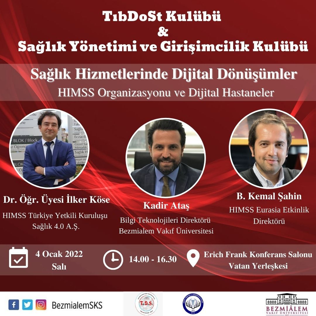 bvusygk's tweet photo. Kulübümüz ve @bvutibdost  ile birlikte hazırladığımız HİMMS organizasyonumuz gerçekleşecektir.
Etkinliğimize hepiniz davetlisiniz.
🗓 : 4 Ocak 2022 Salı
⏰ : 14.00-16.00
📍 : Vatan Yerleşkesi Erich Frank Konferans Salonu
👉🏻 Katılımcılara katılım belgesi verilecektir. https://t.co/ibs2Ux180q