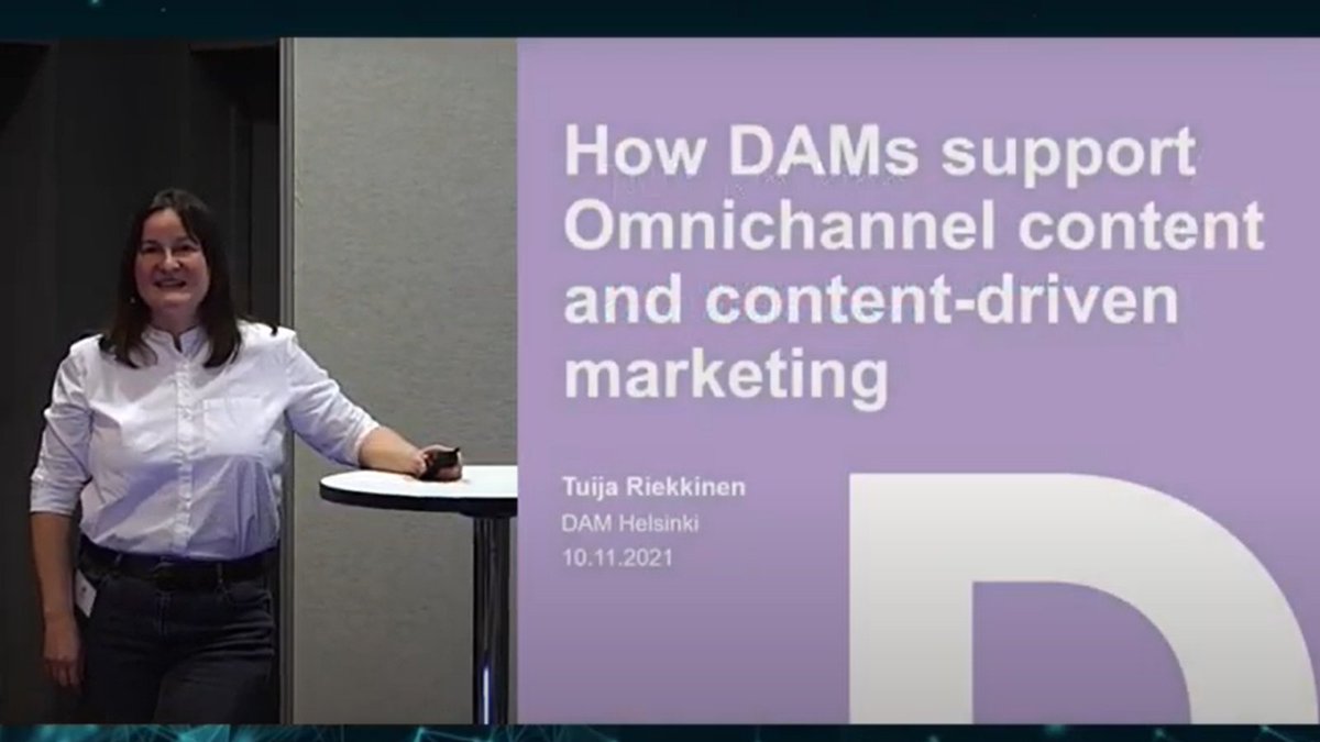 DamHelsinki's tweet photo. New year, new creation process for visuals? 

Watch Tuija Riekkinen from @loihdeadvisory explain how #DAM's support #omnichannel content and content-driven #marketing at https://t.co/472NGmCZFL

#Loihde #digitalassetmanagement #damhelsinki2021 https://t.co/j3dpnOoW1x