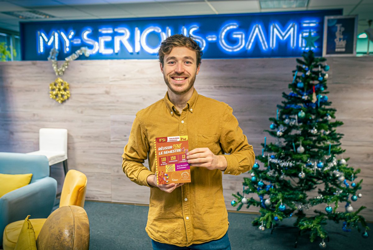 IFSImulation's tweet image. Pour cette #nouvelle #année, @MY_SERIOUS_GAME est fier de vous annoncer son #partenariat avec les @EditionsVuibert ! 🎉

Achetez le prochain "Réussir tout le semestre 4 et 5" pour bénéficier d'un scénario illimité d'@IFSImulation ! 
👉 amazon.fr/dp/2311662449

#ifsi @La_FNESI