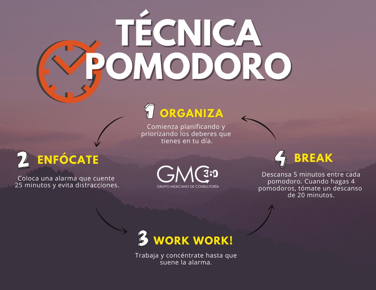 GMC360_'s tweet photo. 🎉Inicia este 2022 con el pie derecho.
Evita el estrés laboral y relájate con la técnica pomodoro.
👇¿Alguna vez lo has intentado? ¿Cómo te fue? Escríbenos en la descripción.
.
.
.
.
#momentos2021 #GMC360 #360Educa #compliance #complianceofficer #oficialdecumplimiento https://t.co/2XW1d0s8SI