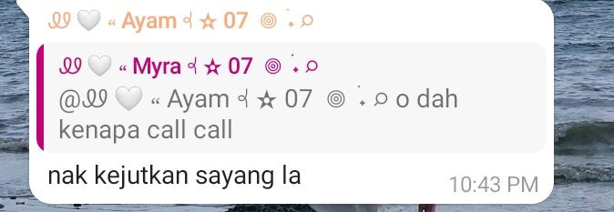 TMYESDISPATCH's tweet photo. BREAKING NEWS !!!

DANMYRAWR CALL EACH OTHER AS SAYANG INSTEAD OF AWAK .

#diorangdahlamarancangkitajelalai #kahwinjela #shipship #TMYES #TMYESSUS #tmyesdispatch https://t.co/758WgxaaoO