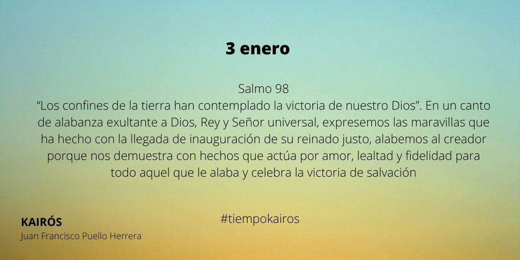 ComisionadoCBPC's tweet photo. 3 enero
Kairós
#tiempokairos #kairós #reflexión #lecturadeldia #JFPH https://t.co/wCCZWrcix7