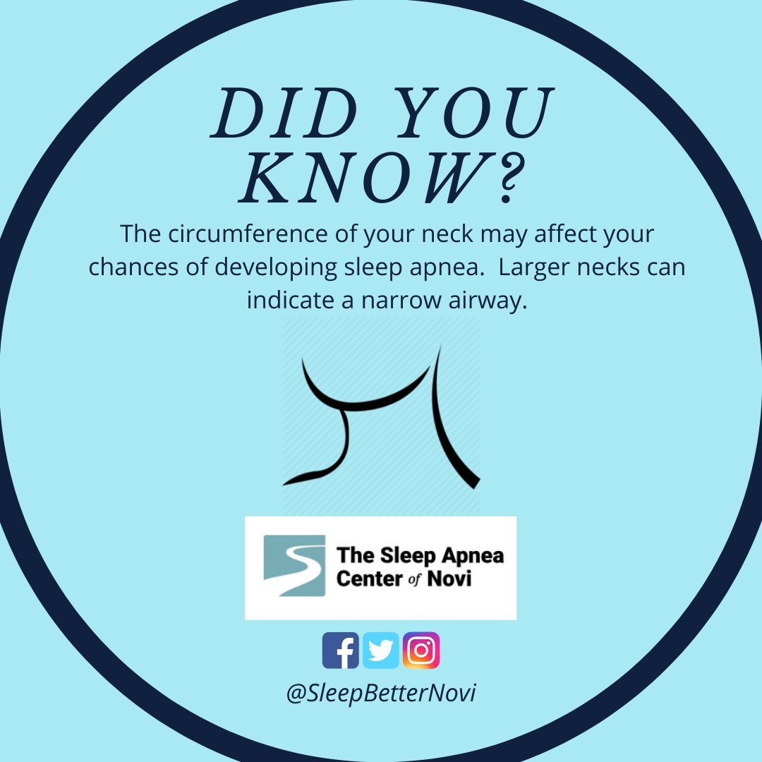 SleepBetterNovi's tweet photo. The size of your neck means more to your doctor than to your tailor! Get tested for OSA today.
.
.
.
#Novi #Sleepbetternovi #OSA #CPAP #michigan #oralappliance #tired #covid https://t.co/crn01Qa3im