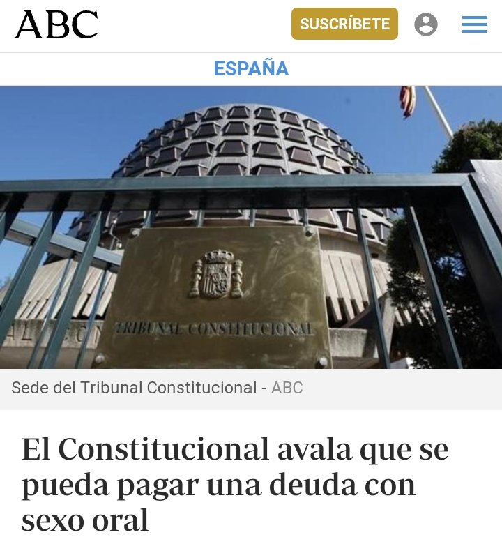 CallejoHernanz's tweet photo. Lo he dicho muchas veces. Lo peor de estos titulares no es ya que sean falsos, es que transmiten al ciudadano profano en Derecho la idea de que vive en un país de locos.  Un país en el que los tribunales actúan como si hubiesen mezclado speed con absenta. https://t.co/y2Sqf154wy