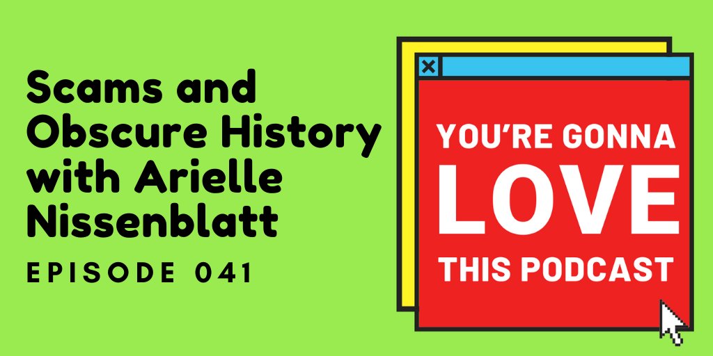 This week I spoke to <a href="/arithisandthat/">Arielle Nissenblatt (sounds like 'this & that')</a> the founder of EarBuds Podcast Collective about three of her favourite podcasts. From stories about obscure history to podcasts about crime and scams, you're gonna love these podcasts 🎙✨ pod.fo/e/1028d8