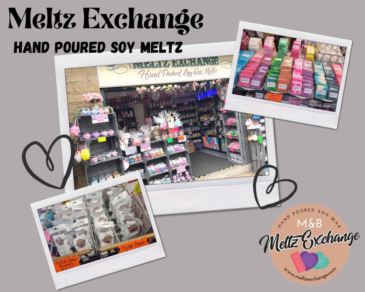 ExchangeMeltz's tweet photo. 💛Afternoon everyone💛

Don’t forget tomorrow we will be back open on Clitheroe Market as usual. 

Come on down and visit us, we have two NEW PRODUCTS which are Soap Bars &amp; Toilet/Mop Bombs in various scents❤️

We also have electric burners &amp; ceramic burners in stock☺️ 

💚 https://t.co/rI4PXHSqSB