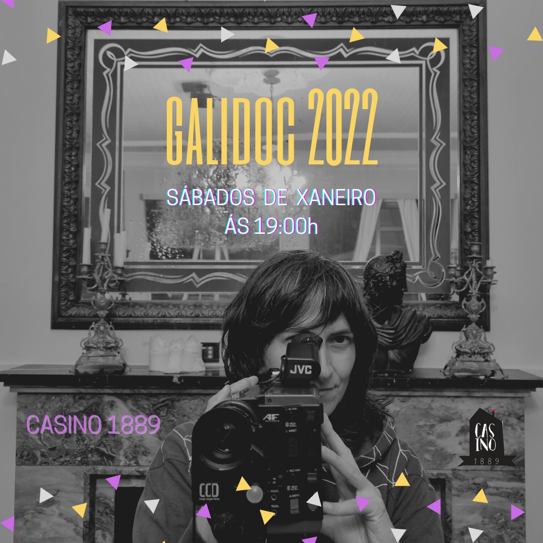 ✨ III edición do #GALIDOC, ciclo de #documentais galegos do #Casino de #Carballo 🎥 
📍Os sábados de xaneiro, ás 19h, teremos presentación, proxección e coloquio coas creadoras.
⏯️ Estade atent*s!
Gústavos o cartel coa nosa musa? 💜
#Cinema #Galicia
