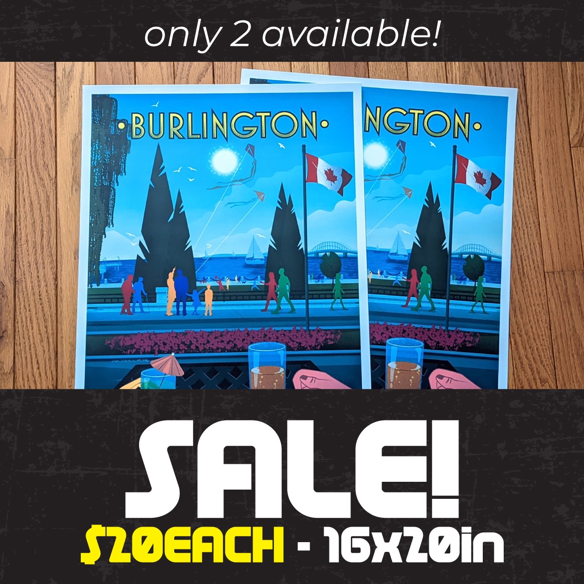 SinkMeat's tweet photo. Misprint Sale! ONLY $20!! Print colours came in a little dark. Quality is still good. Normally $60. This is a great deal. ONLY 2 available! 
..
https://t.co/TBzlHCYP9E

#VisitBurlON #BurlON #posters #vintageposter 
@BurlingtonTour @cityburlington https://t.co/tS68qfeUdI
