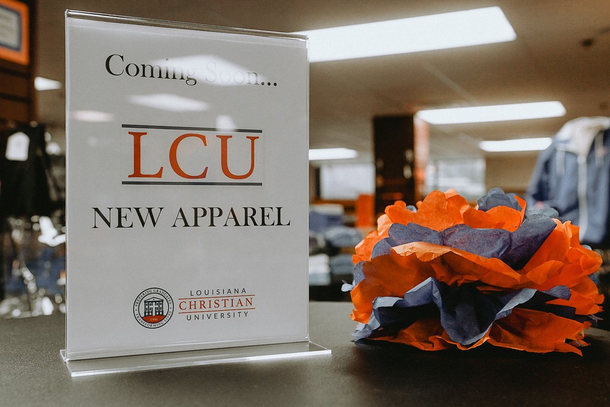 LC_University's tweet photo. New year. New merch! #lcuwildcats #blueandorange #wildcatstrong #transforminglives #preparinggraduates #clawsup #wildcats #louisianachristianuniversity https://t.co/aGJnRI4MTs