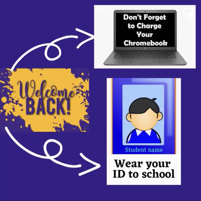 We can't wait to see our scholars tomorrow at AHS! Please remember to wear your ID, charge and bring your Chromebook, and be in dress code. For questions or concerns contact the front office at 817-783-6940.