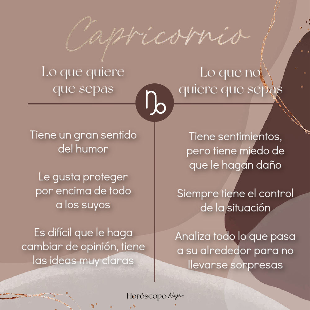 Lo que quiere que sepas VS. Lo que no quiere que sepas ✨🔮✨ #capricornio #horoscoponegro