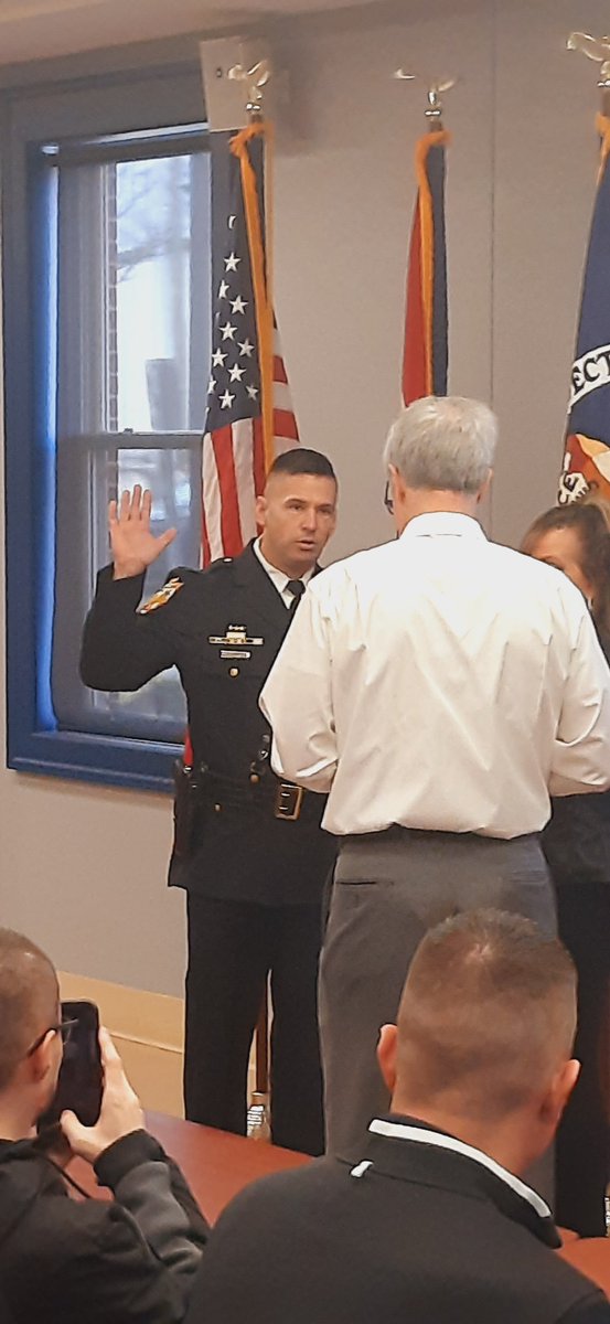 Newark Police adds our newest sergeant today, congratulations to Sgt. David Burris on his newest chapter of his career.