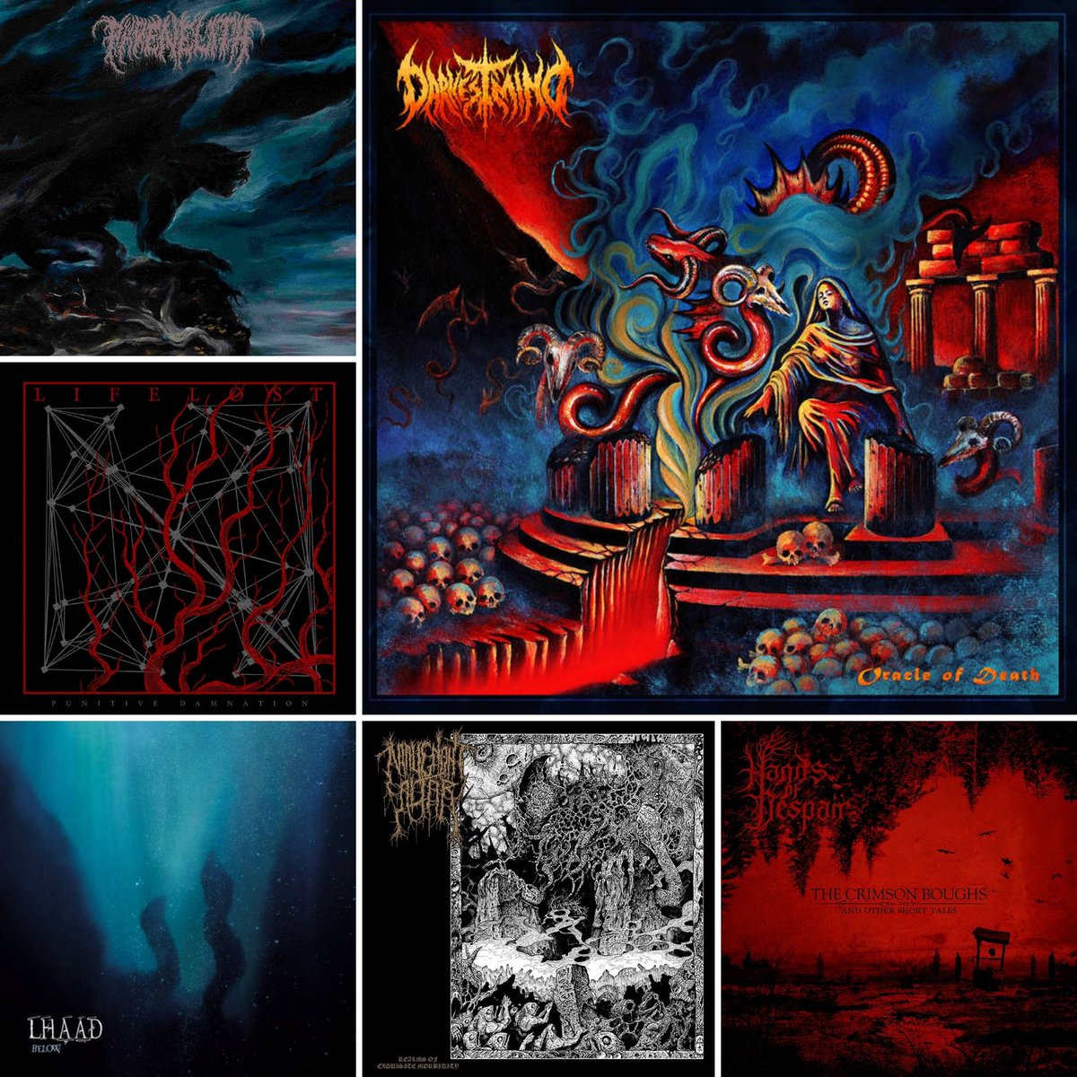 diegostl7's tweet photo. ➡️ Los 15 restantes sin orden específico 🤘🔥🤘
#Phrenelith #Lifelost #Lhaäd #MalignantAltar #HandsOfDespair #DarkestMind #Ofermod #Necrobastard #Incordia #Velka #Diablery #Caestus #Flagg #Diablation #CadavericFumes https://t.co/uIfsmzaFFS