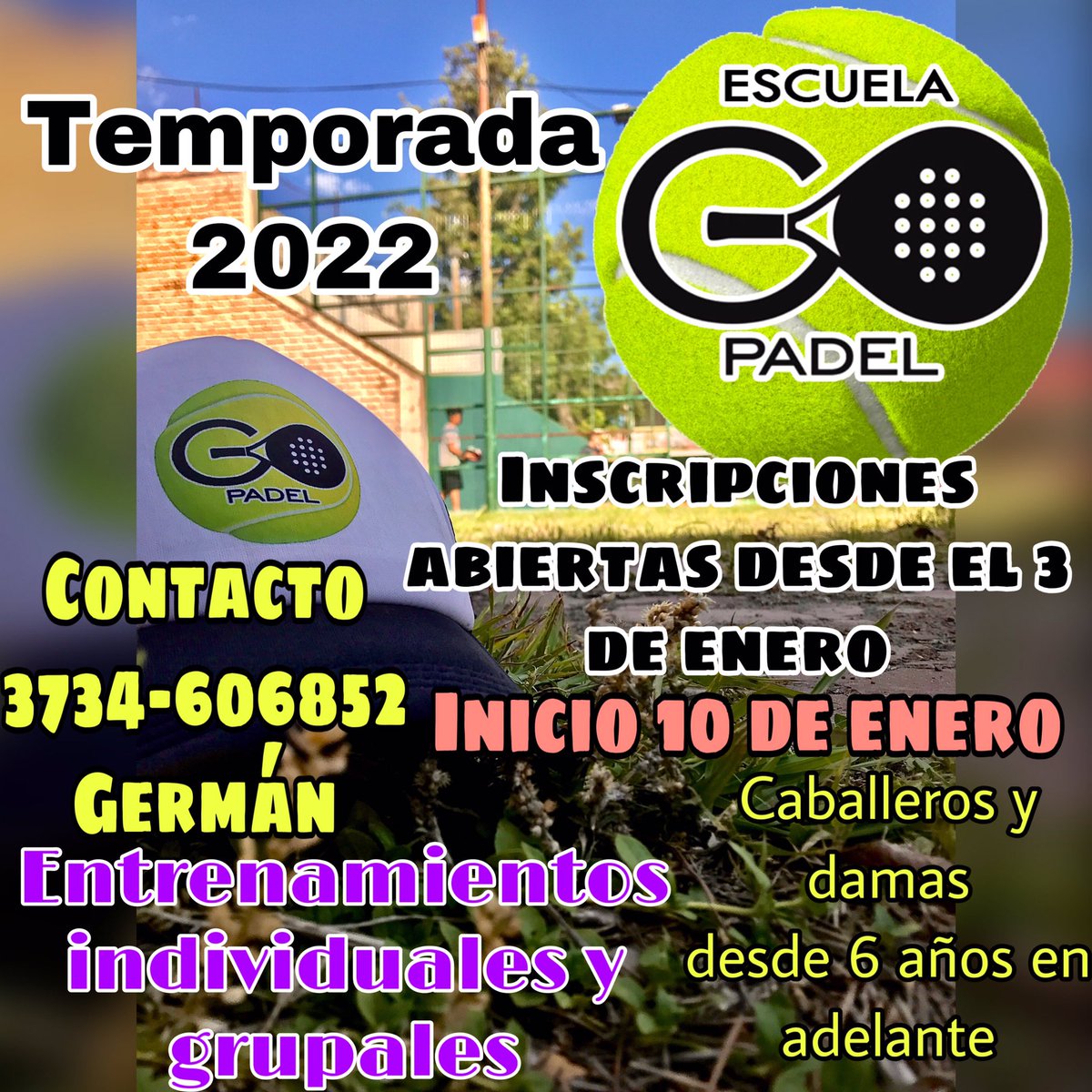 GerBerna's tweet photo. Inicio 10 de enero 💪🏼🎾🏃🏻♀️🏃🏻🏃🏻♂️
#GPadel #Padel #Entrenamiento #Coaching #ToTrain https://t.co/i1yEiBlUC9