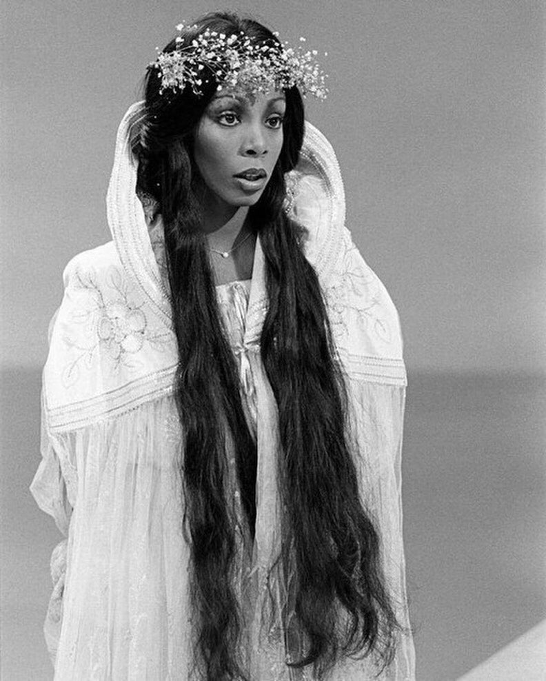 gm this picture of donna summer has not left my mind since ive seen it
