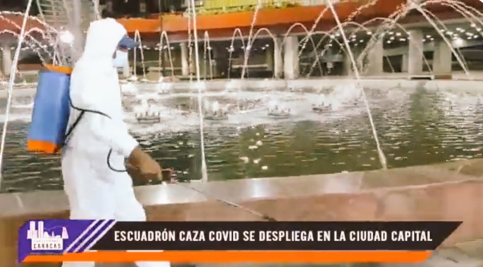 El Plan Escuadrón Caza Covid está formado por un  equipo de trabajo operativo las 24 hrs. desplegado en los espacios más concurridos de Caracas como: plazas, parques, avenidas para el resguardo de la salud de los caraqueños.

@Nahumpsuv
#PorAmorACaracas #VacunateContraLaCovid