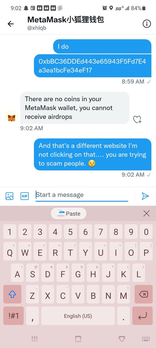 Beware metamask community for people trying to steal from you. 😂 Do not click on weird things sent to you . Notice the  Misspelling in the title. Do not fall for these traps. metamask.io is the REAL website. I hate that people TRY to STEAL from others. Report him