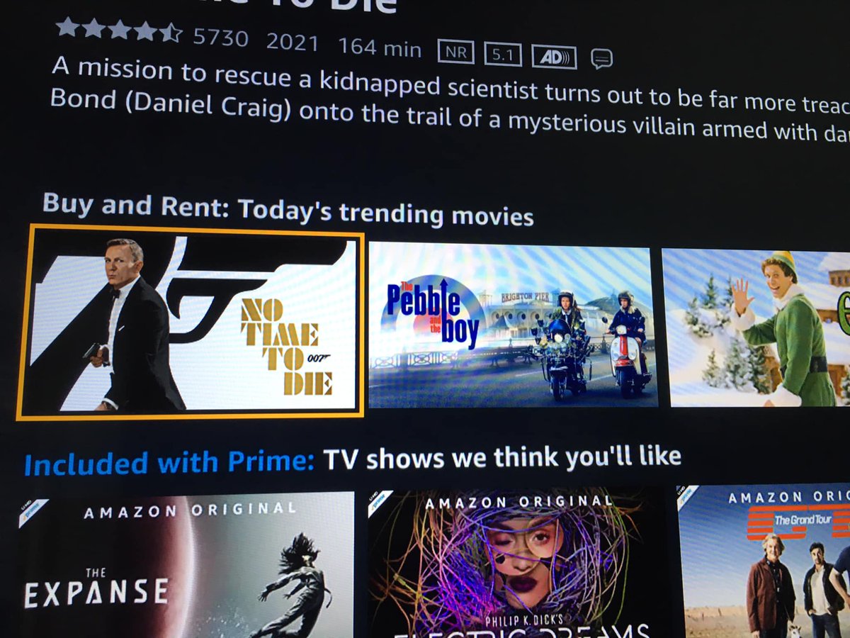 pebble_boy's tweet image. Trending with the big boys on Amazon. @Lightbulb_Films @munrofilms @knowlesynow