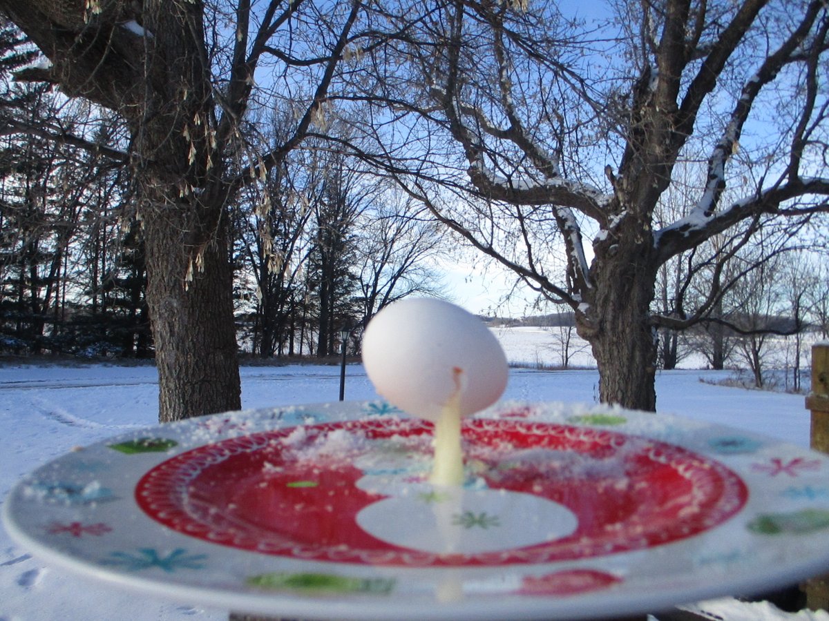 #happynewyear #frozenpants #frozenegg #polarvortex