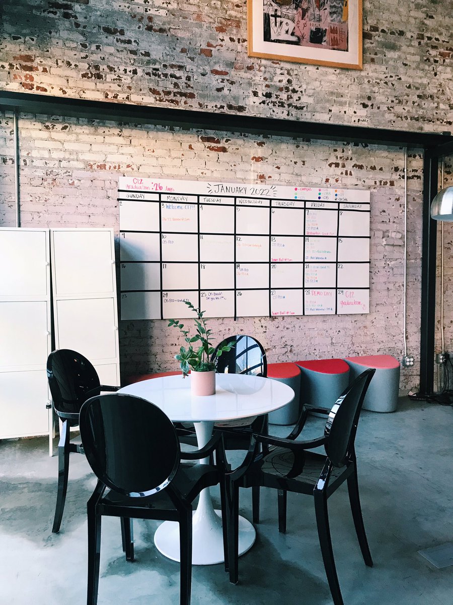 atlasschooltul's tweet photo. It’s a new year and campus is ready for students to return🤩 Today we welcome Cohort 17 to the Holberton community! https://t.co/QdN6I5kcYk