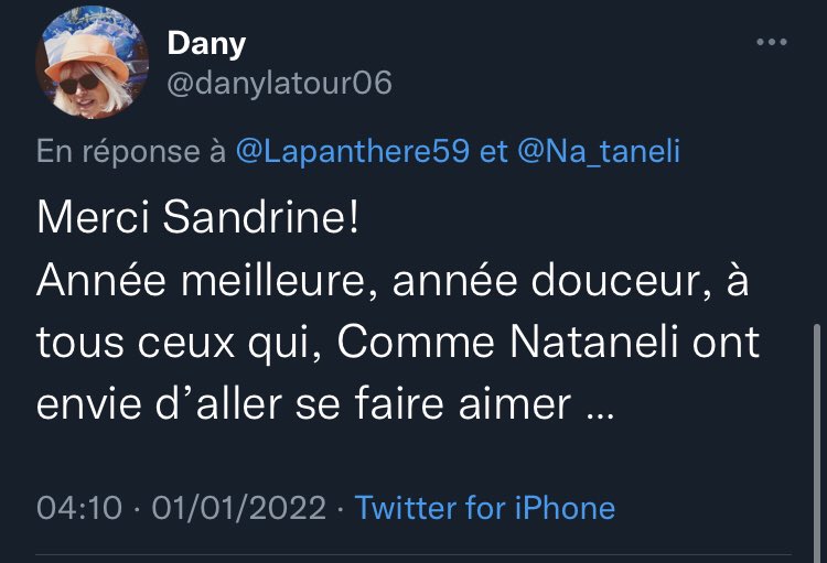 Na_taneli's tweet photo. Twitter ne me permet pas d’ajouter autant d’images que je le souhaite mais 🙏🏼 Un grand merci à chacun d’entre vous pour vos vœux, votre empathie et ce magnifique cadeau que de vous approprier cette citation, de la partager, de l’échanger pour la multiplier 🙏🏼 
Touchée en plein ❤️ https://t.co/4YFBWddBbq