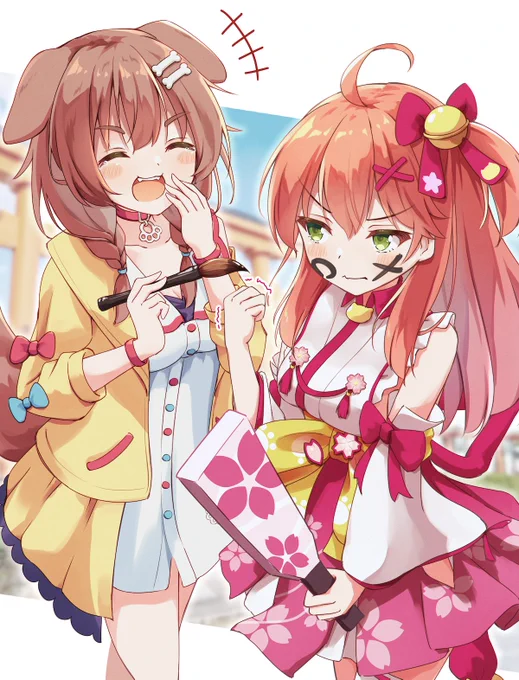 ありがとうみっころね24……!🌸🥐
#みっころね24 
#できたてころね #miko_Art 