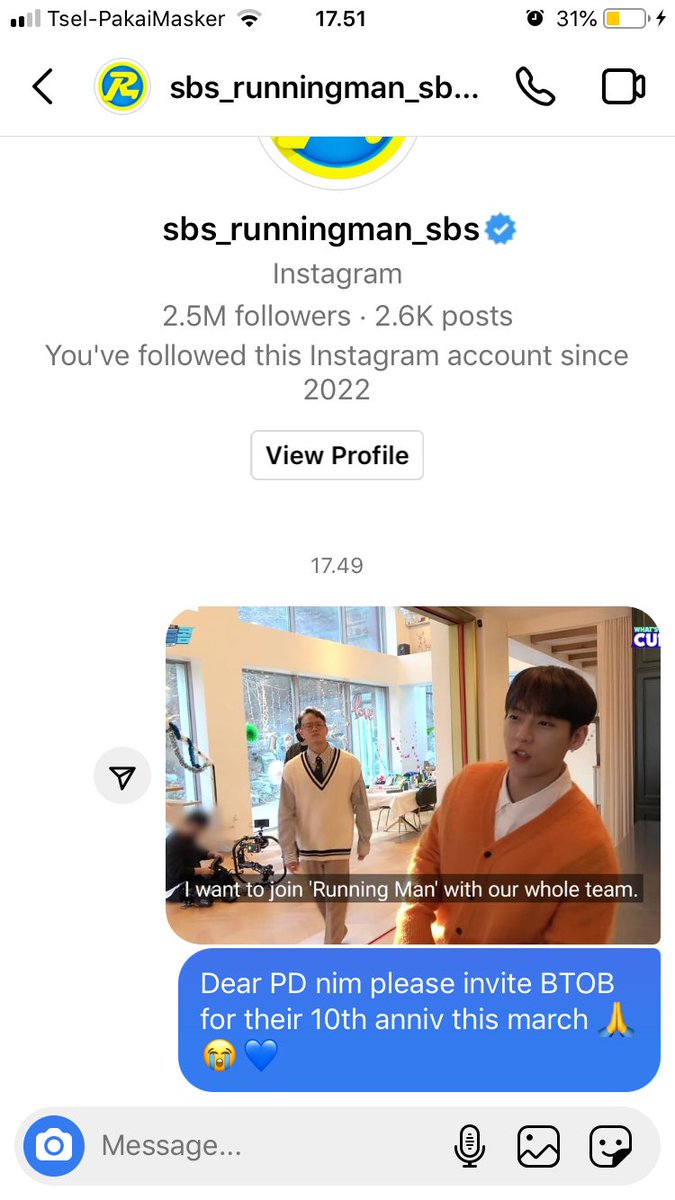 changszik's tweet photo. How about mass dm-ing SBS running man’s page to request invitation for BTOB? @BTOBSupports @btob_info 

@OFFICIALBTOB #BTOB #비투비 https://t.co/48EA5XTLyv