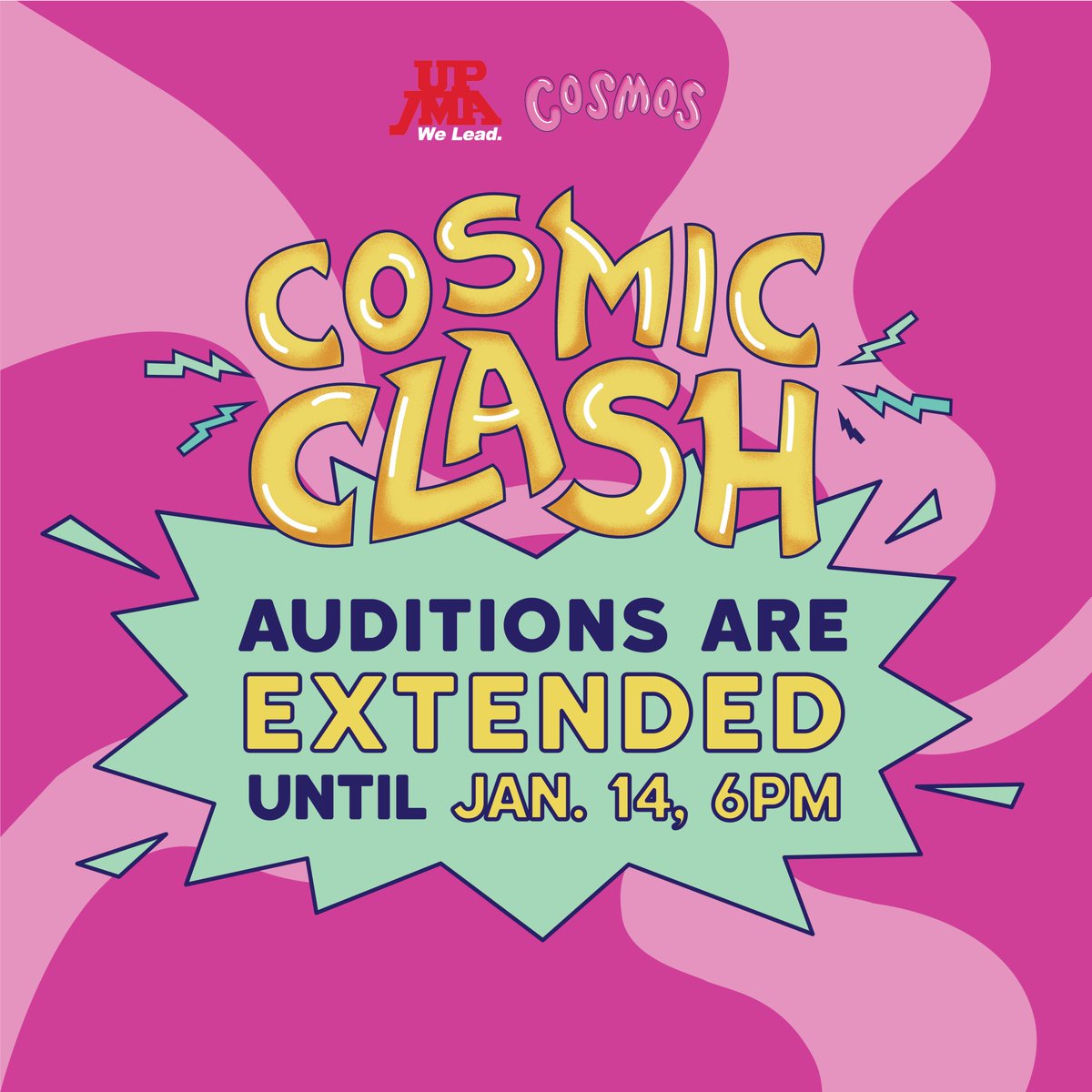 Yiee gusto siya yung naghahabol... joke start the year right! 😏

Habol na dahil extended ang audition hanggang January 14, 2022 6PM 🥳

See full mechanics here: bit.ly/CosmicClashMec…

#CosmicClash2022 #GetCosmic #MissionCosmos #MapagpalayangEdukasyon
