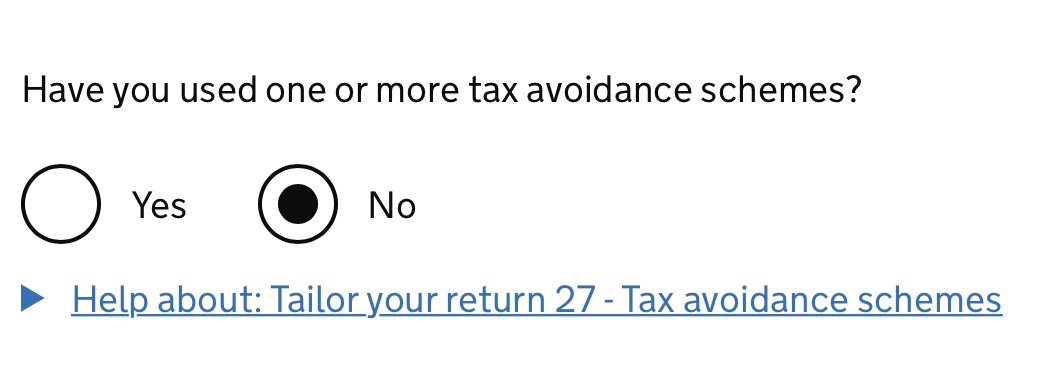 Always the best question on the tax return form.

HMRC really pulling out the big guns to crack down on tax avoidance.