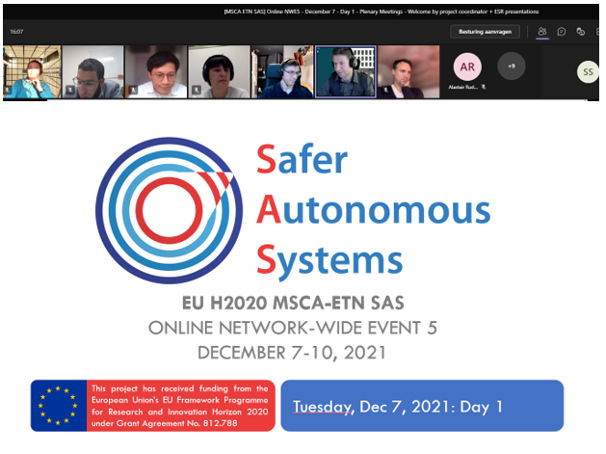 EtnSas's tweet photo. Our 5th NWE took place from December 7 till December 10 2021.
In our latest #blog, Orian Dheu (ESR15), shares his perspective on this #event. 
Find out more about the NWE at https://t.co/pR5qYWlrTX
#msca #etn #sas #autonomoussystems #onlineevent https://t.co/CZMwXRYUGv