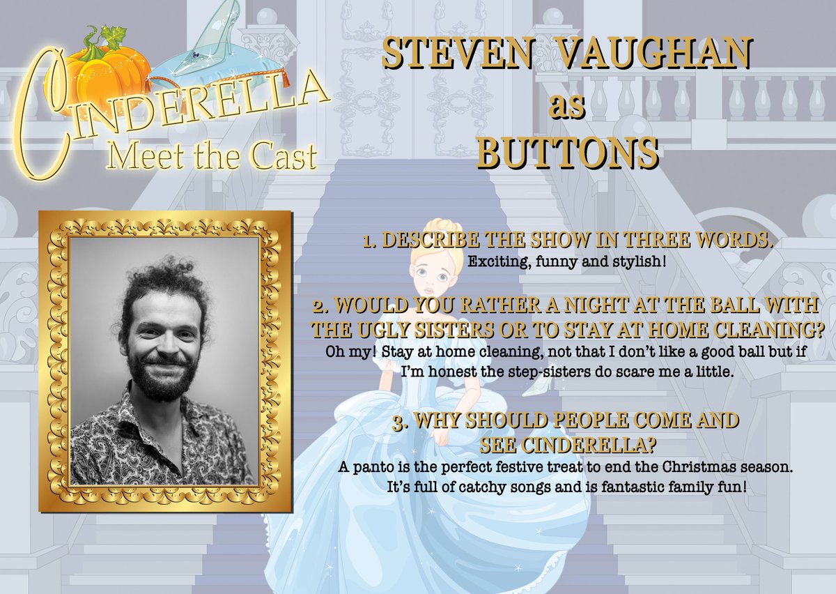 LIDOS_LEEDS's tweet image. ✨ Meet The Cast ✨

It&apos;s Buttons! Played by the fabulous Steven! 

This is Steven&apos;s first pantomime with LIDOS and his funny yet heart warming performance is one not to miss! 

@carriageworks_
21st - 29th January 2022
Tickets: bit.ly/CinderellaLIDOS