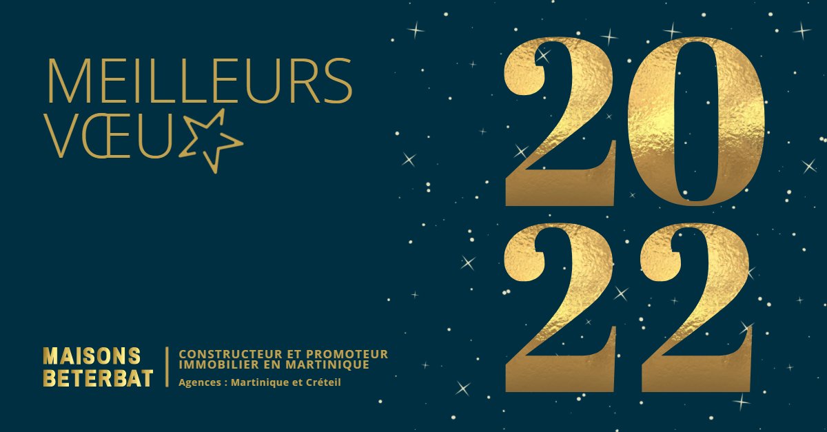 MaisonsBeterbat's tweet photo. ⚜Toute l'équipe de #MaisonsBeterbat vous adresse ses meilleurs #vœux pour cette année 2022.✨
🏡Une #nouvelleannée remplie de beaux #projets #neufs.😍 https://t.co/0To2VLvtFq