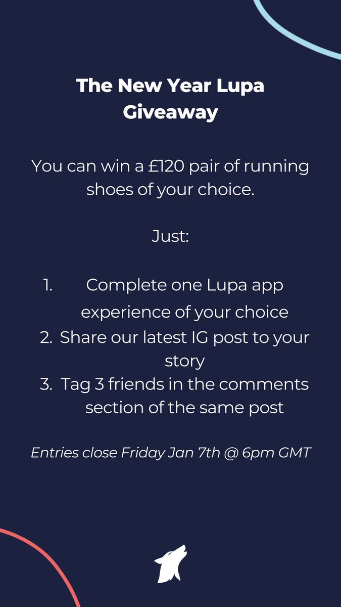 It’s Giveaway Time!

On Instagram we are giving you the chance to kickstart your New Year’s eve running with a pair of runners of your choice worth up to £120.

Enter below before Friday at 6pm.

Enter - instagram.com/p/CYQ_Lg3o4gv/…

#UKRunChat #Giveaways #RunWithYou
