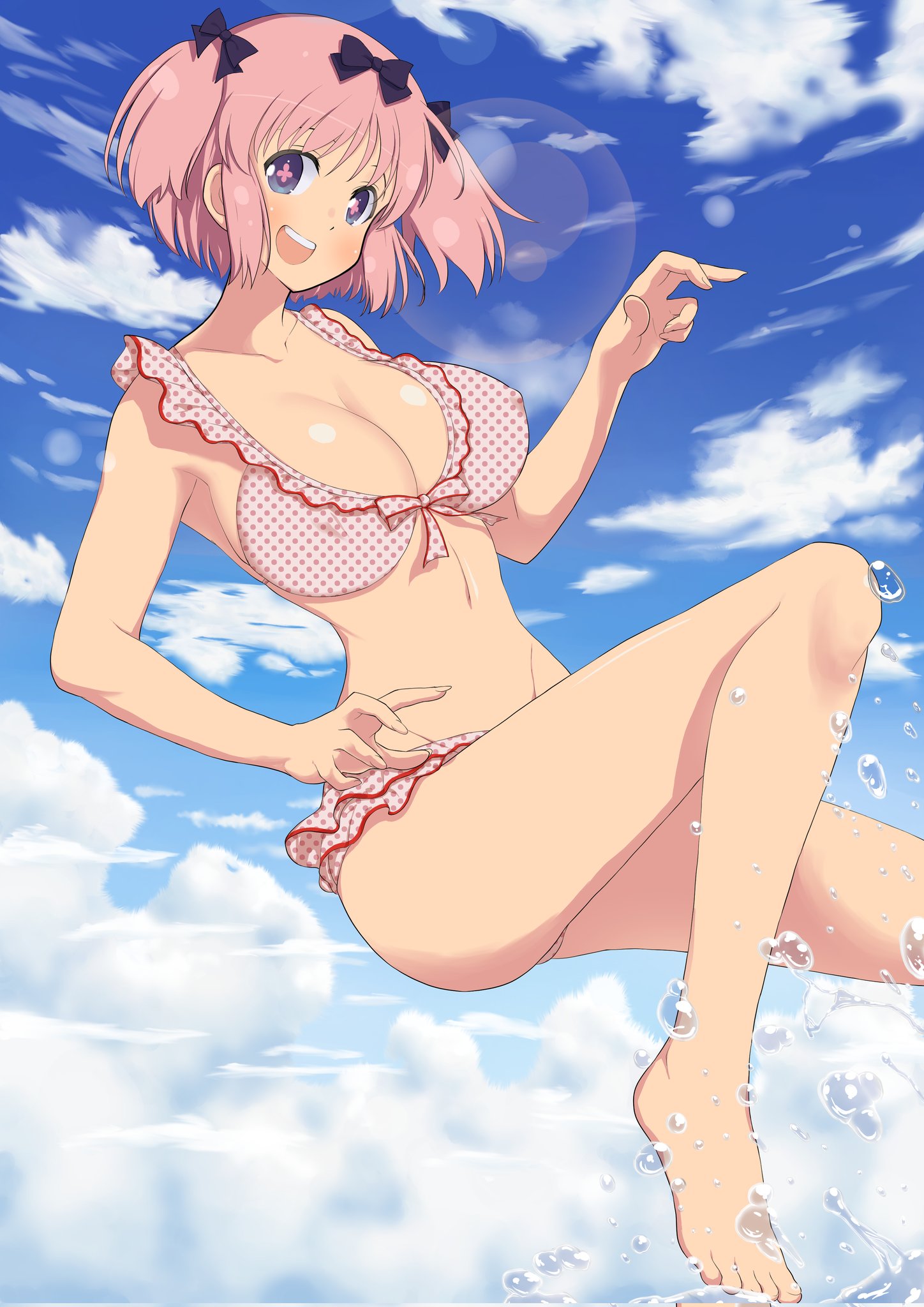 Senran International Academy Rt D 水着の雲雀タン描きました 閃乱カグラ イラスト 雲雀 水着 T Co Ctni6z3nec Twitter