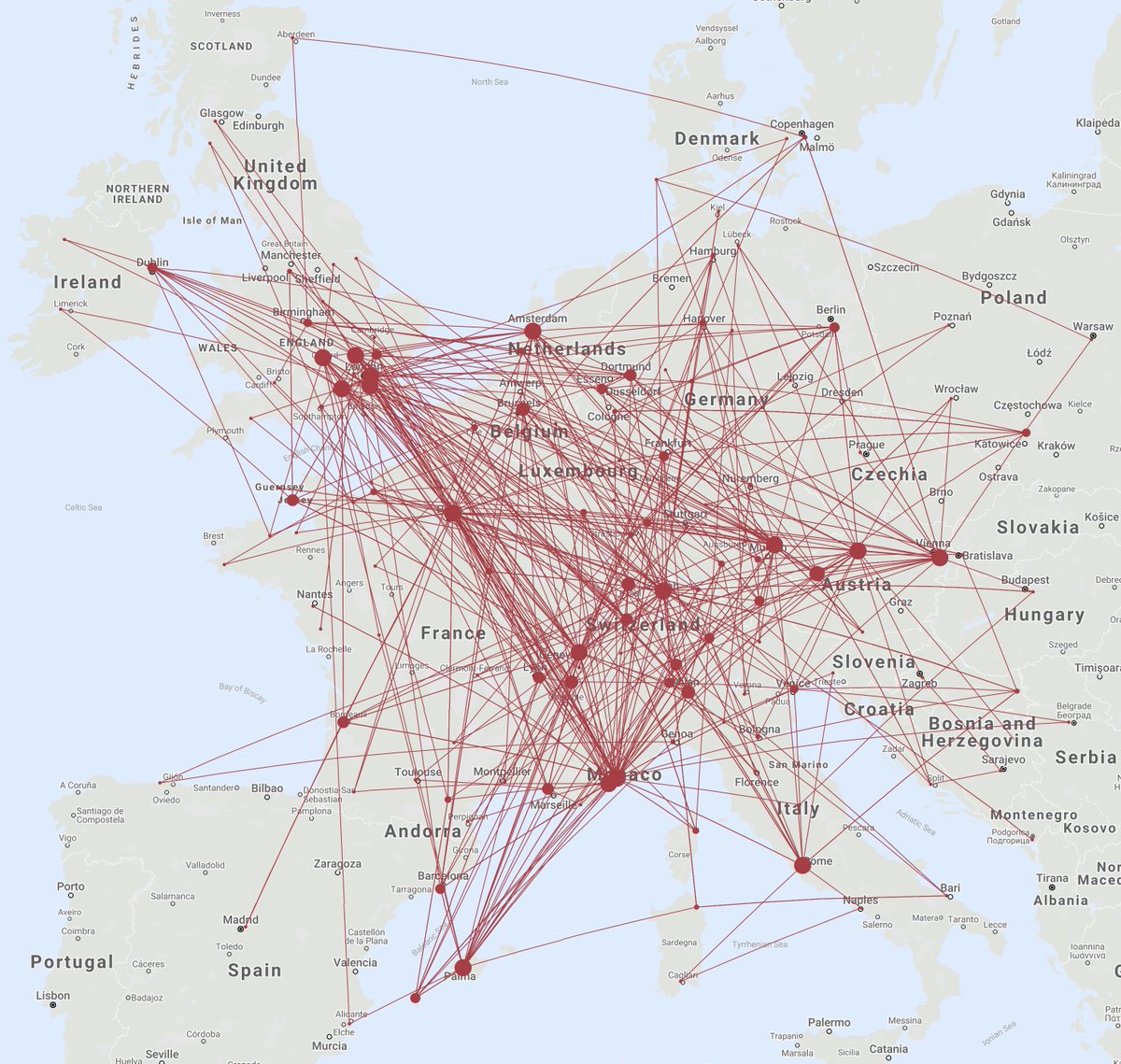 BernhardFragner's tweet photo. @GlobeAir #FlightSpider December 2021, decline in flight activity of -5,7% YoY, more #pax together on #PrivateJet flights, 800 pax (+10% YoY), #fuel price all time high, #inflation on energy and DoCs (variable costs) #bizav #globeair #myprivatejet #DreamTeam #businessaviation https://t.co/FWkUuUhV7k