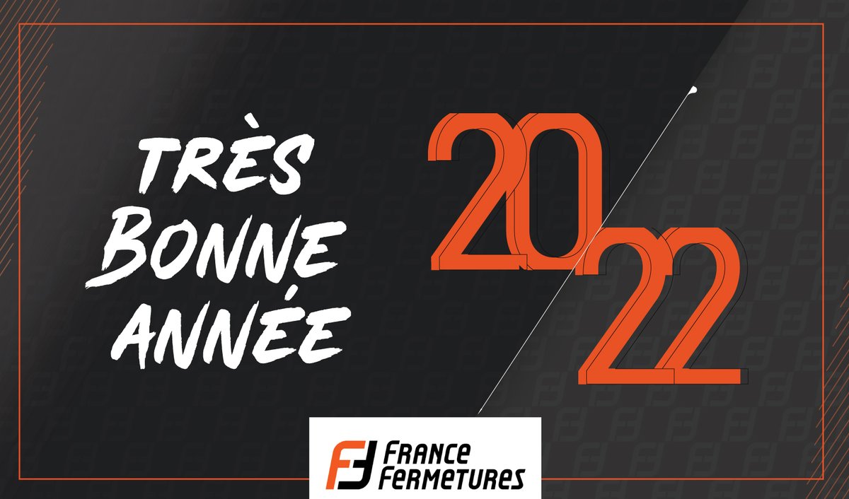 FFermetures's tweet photo. France Fermetures vous présente ses meilleurs vœux pour l’année 2022. https://t.co/x5kILKB9PJ