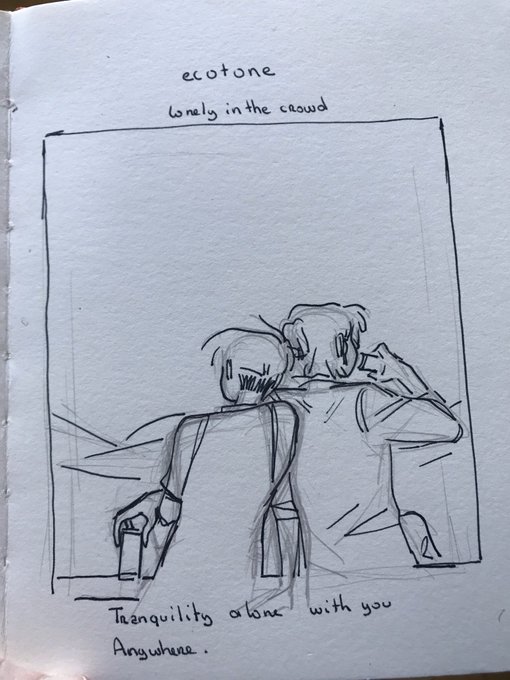 The original idea in my sketchbook plus a page with them hehehe ✨
I always forgot to post stuff round here :Bc 
(Also this is cheesy and I'm not exactly a poet hehe) 