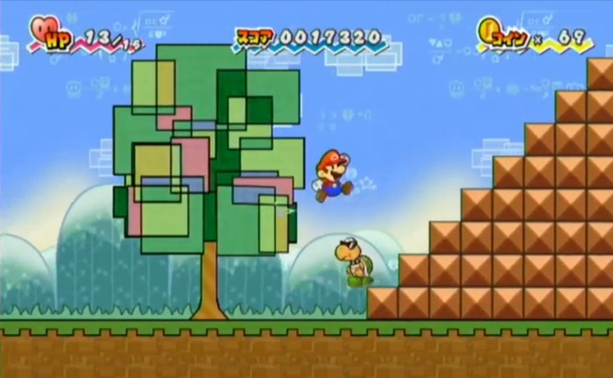 あの「スーパーペーパーマリオ」でもなんと1-1から無限1UPができるところがあるので皆ぜひやってみてくれよな！！！！